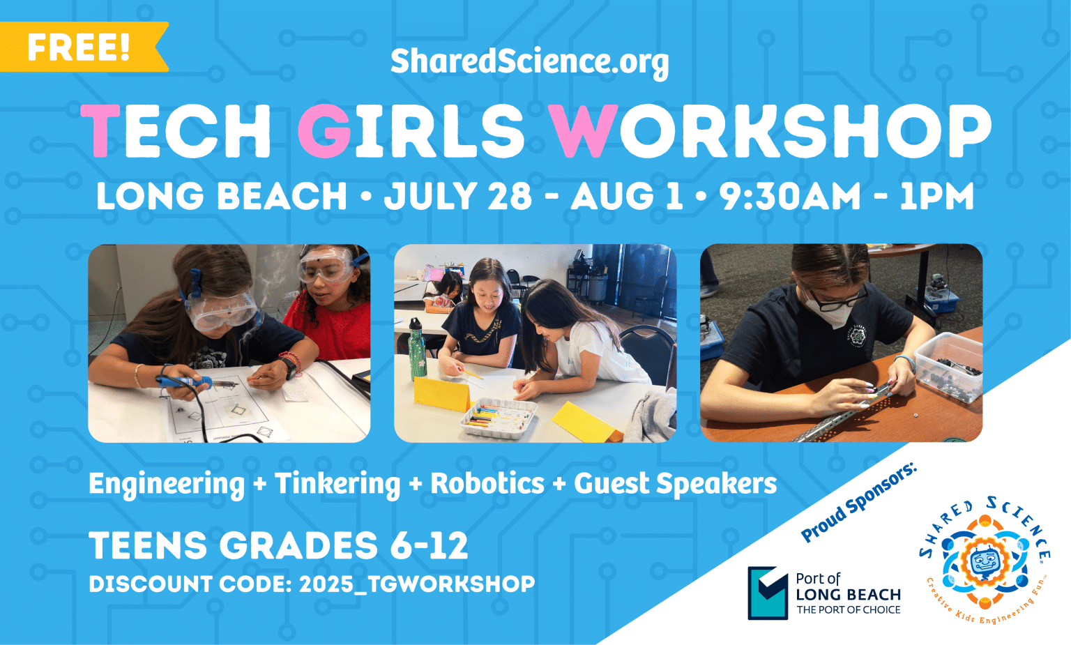 Free Tech Girls Workshop in Long Beach - Kidsguide