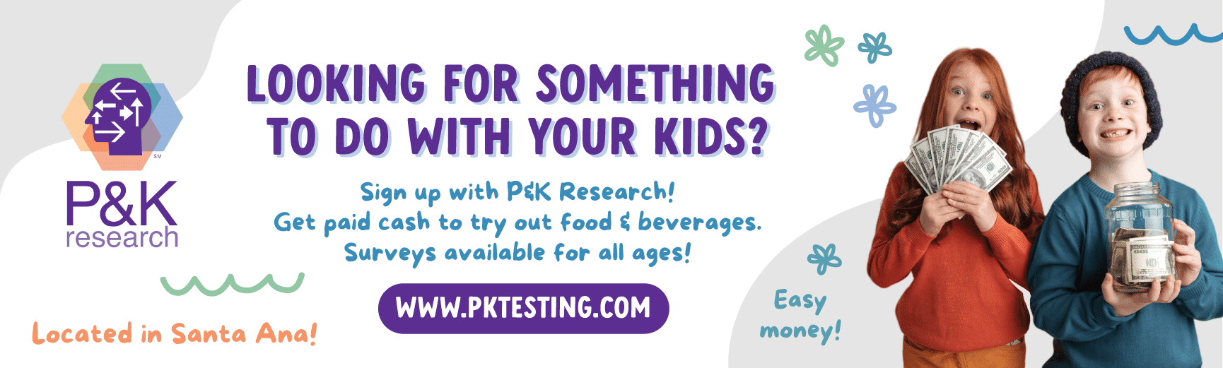P&K Research - earn cash on the spot? P&K Research offers fun paid survey opportunities for you and your kids!