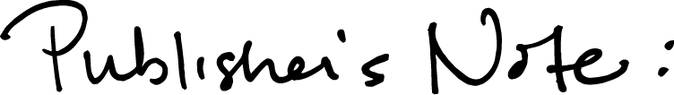 Publisher's Note